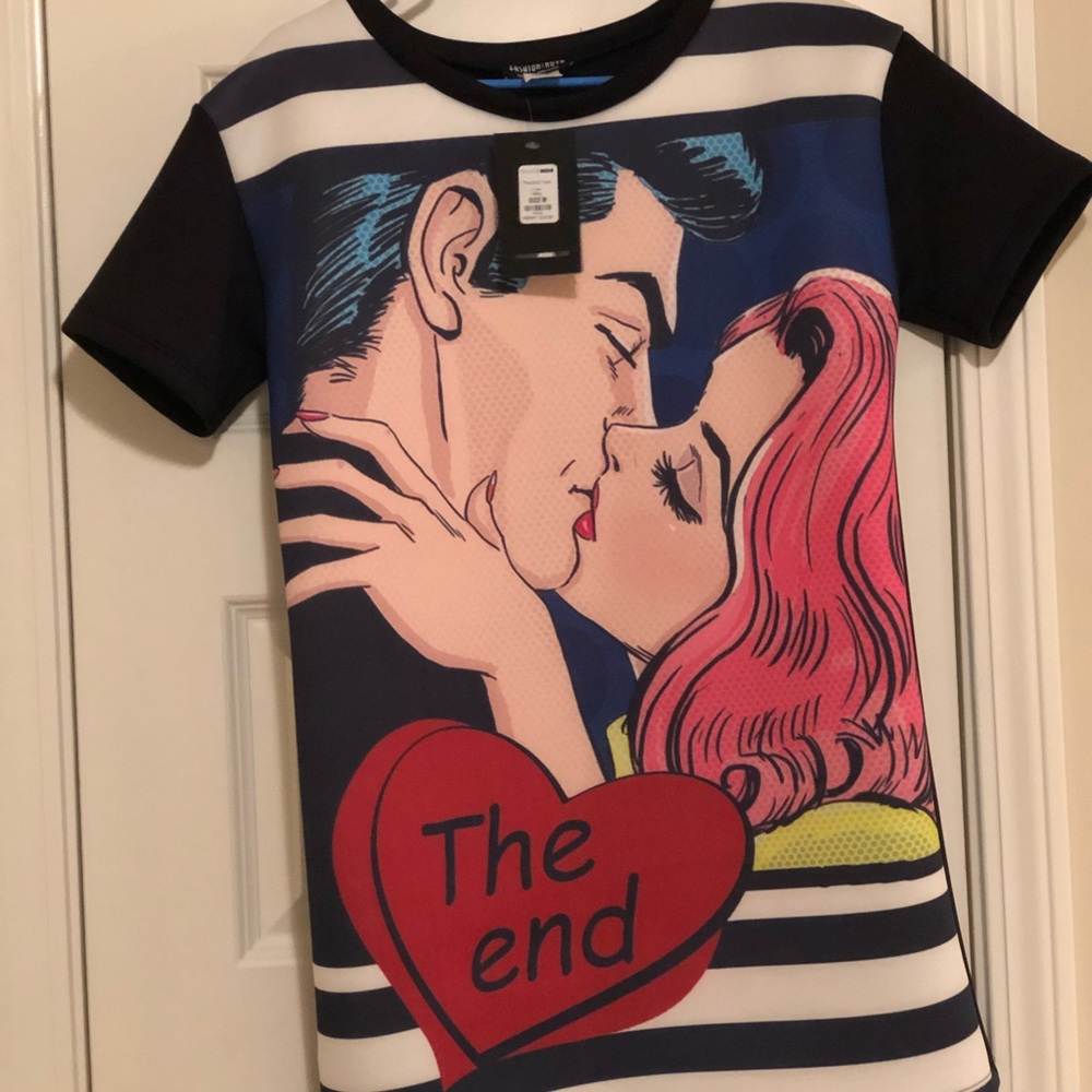 Picture Print Dress
